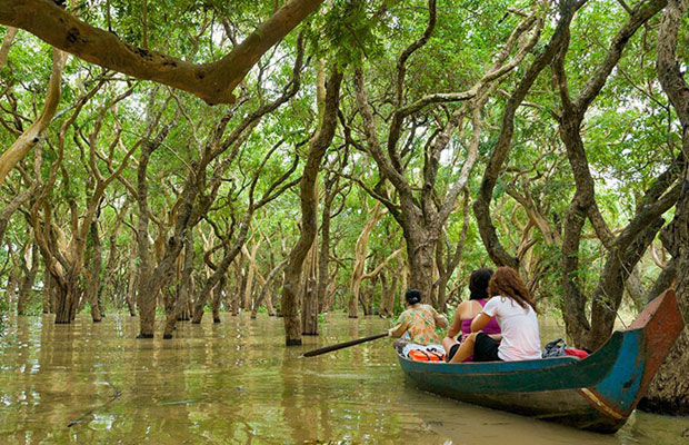 Kompong Phluk Schwimmendes Dorf